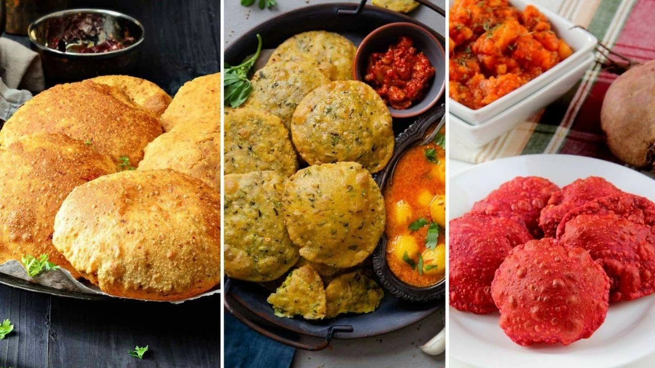 Delicious pooris perfect for breakfast