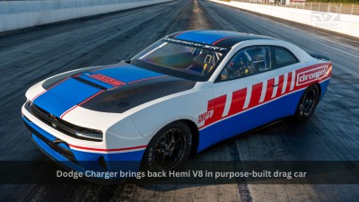 Dodge Charger brings back Hemi V8 in purpose-built drag car