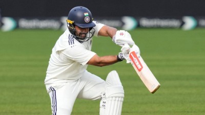 Karun Nair smashes double hundred in the Ranji Trophy.