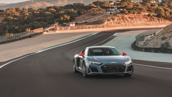 Audi R8 on track
