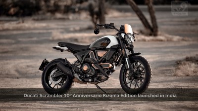 Ducati Scrambler 10° Anniversario Rizoma Edition launched in India