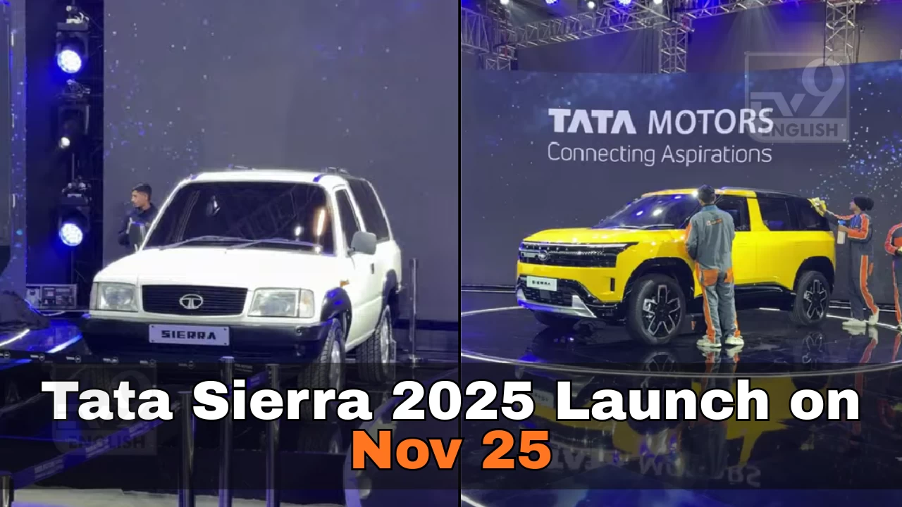 Tata Sierra 2025 Launch on Nov 25: Old-School Charm Meets Modern Tech