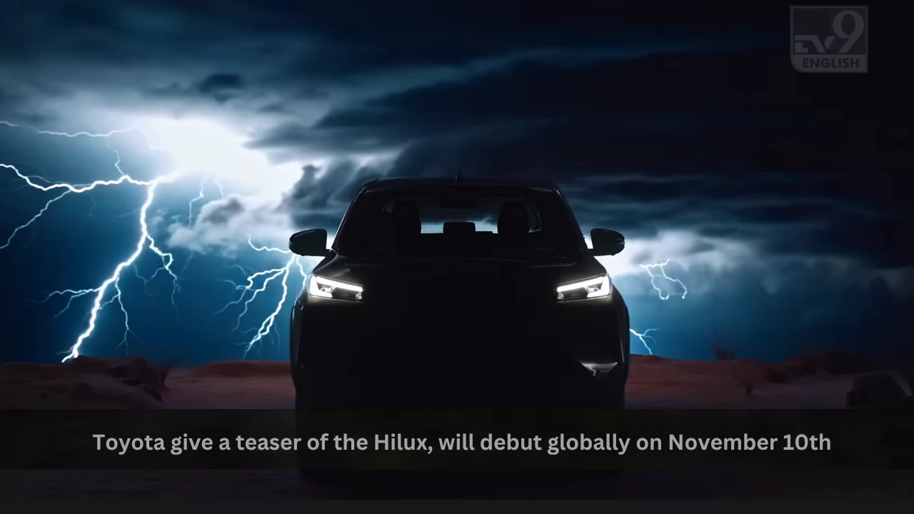 Toyota give a teaser of the Hilux, will debut globally on November 10th