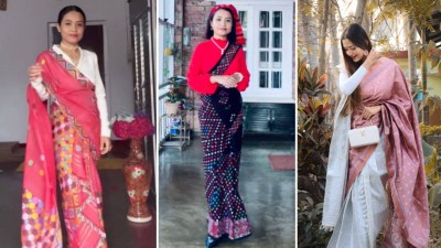 Winter styling guide: Chic ways to wear Assamese Mekhela Sador