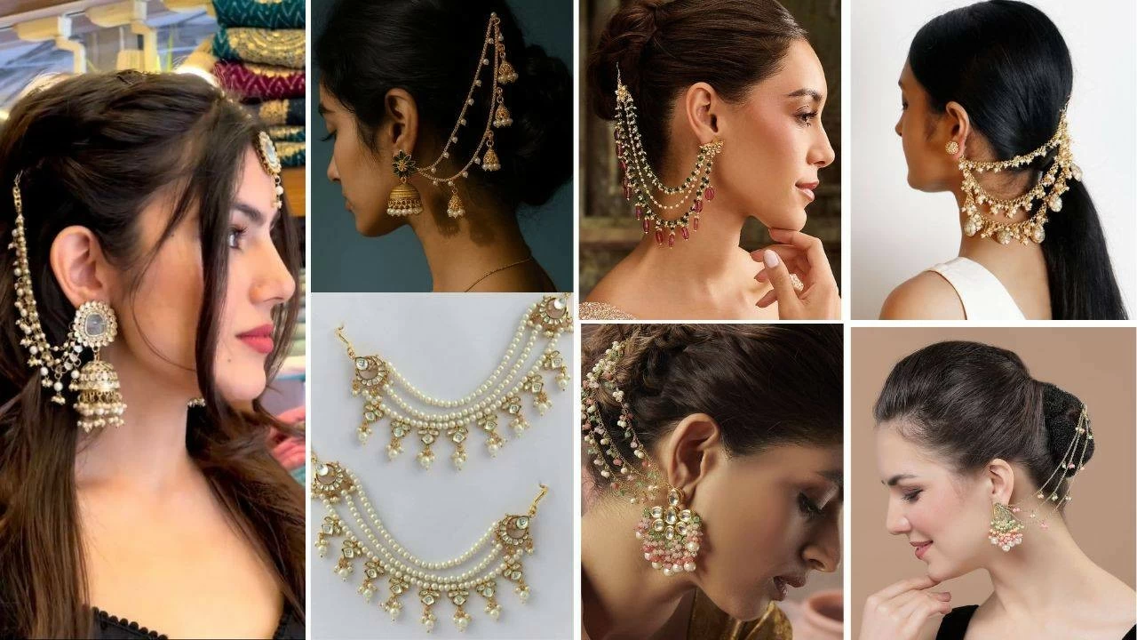 Elegant ear chains for wedding season 2025