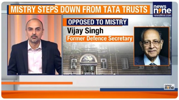 Mehli Mistry Resigns from Tata Trusts, Citing Commitment to Ratan Tata's Vision
