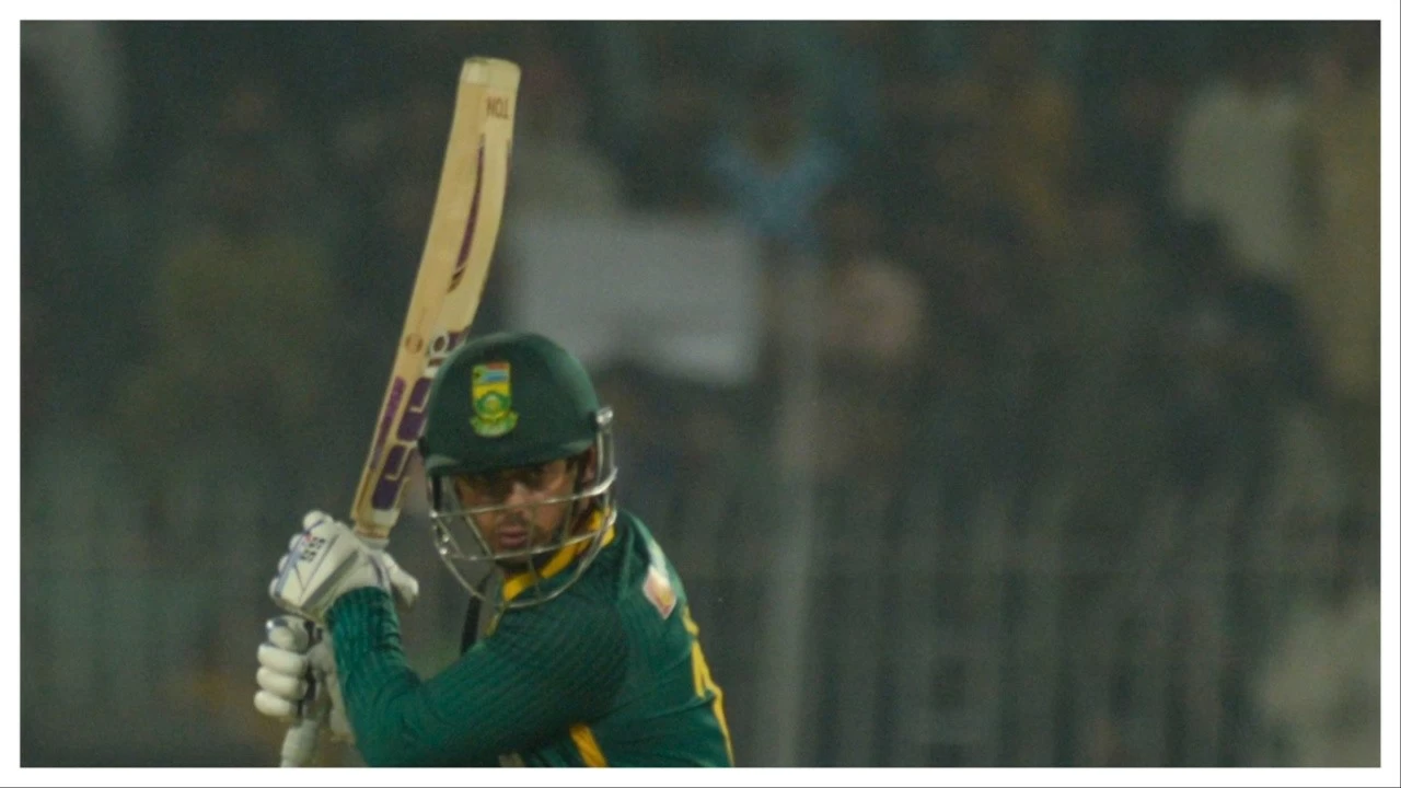 Quinton de Kock in action on Thursday.