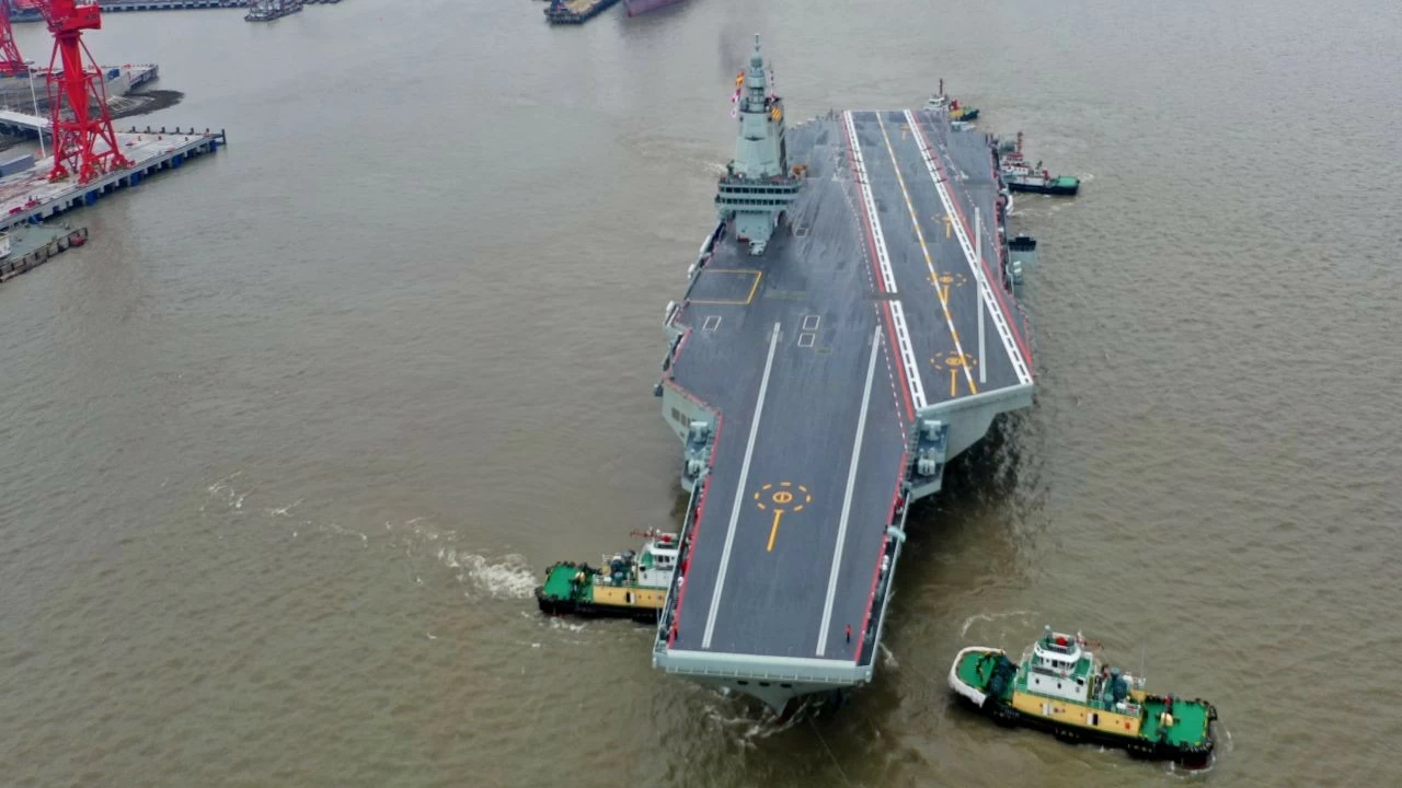 Launched in 2022, the Fujian’s induction signals China’s growing naval ambitions.
