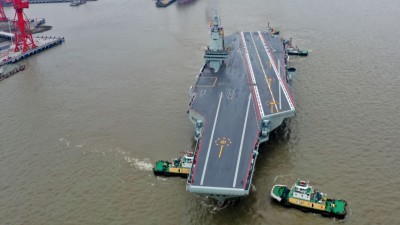 Launched in 2022, the Fujian’s induction signals China’s growing naval ambitions.