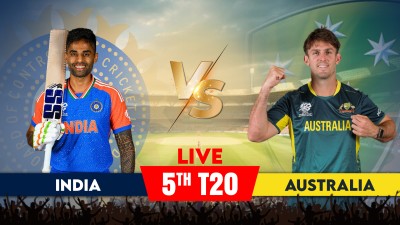 The fifth T20I between India and Australia called off due to rain.