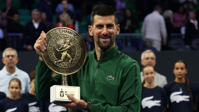 Novak Djokovic withdraws from ATP Finals with injury after 101st title win in Athens.