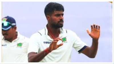 Akash Kumar smashes fastest-ever First-Class fifty.