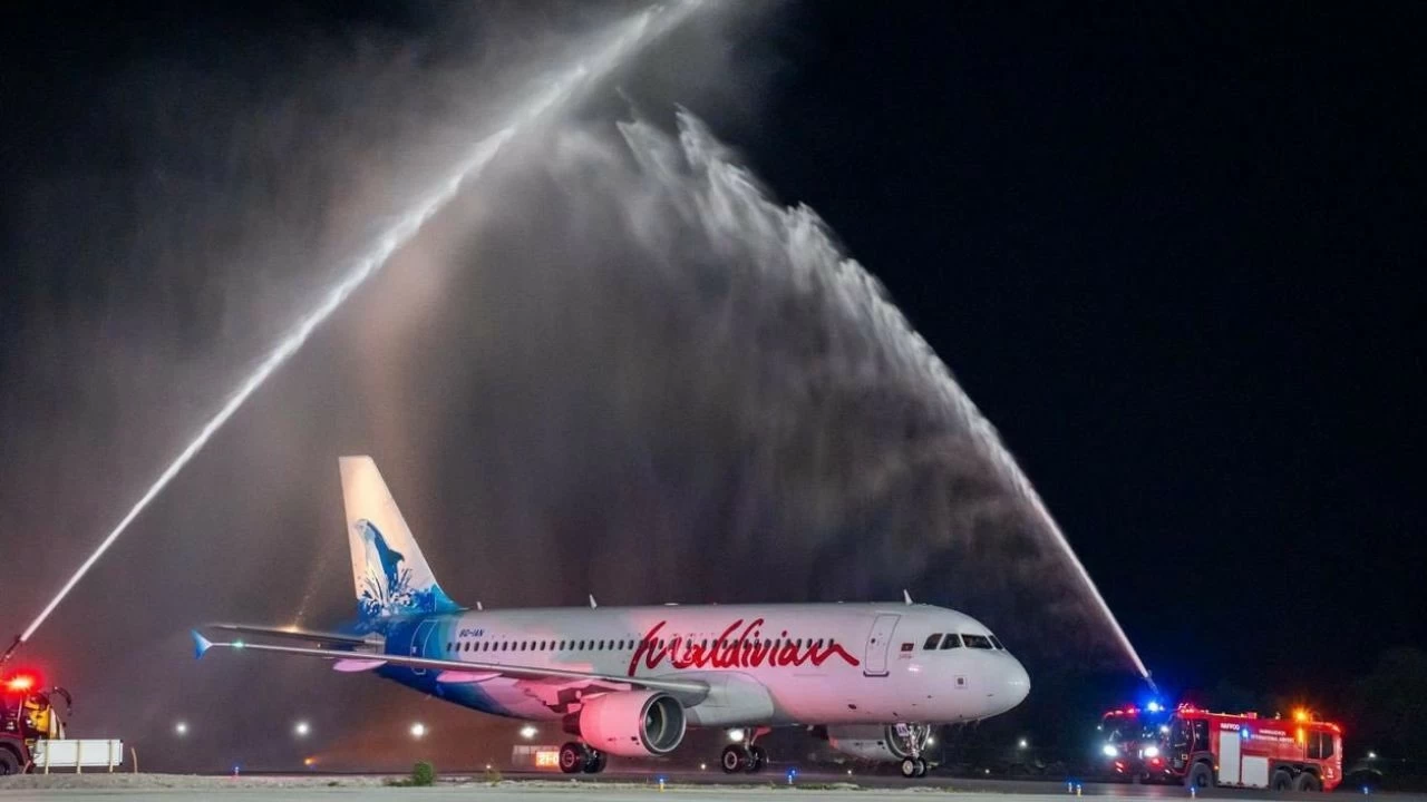 The inauguration of Hanimaadhoo International Airport in Maldives was atended by India's Civil Aviation Minister 