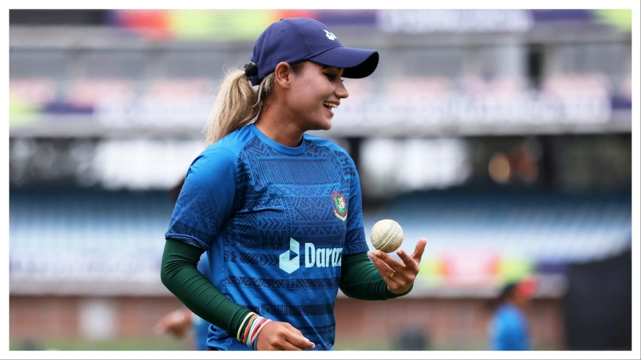 Jahanara Alam of Bangladesh warms up ahead of their Women&#039;s T20 World Cup match against Australia on February 14, 2023.

