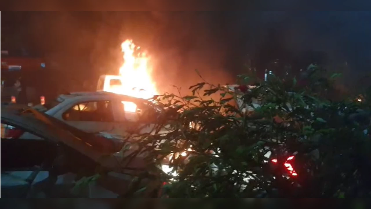 A high alert has been sounded in Delhi after the explosion. (Photo credit: Screengrab)