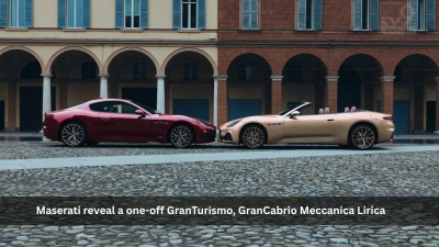 Maserati reveal a one-off GranTurismo, GranCabrio Meccanica Lirica