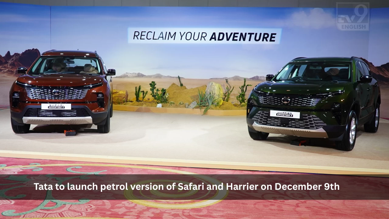 Tata to launch petrol version of Safari and Harrier on December 9th