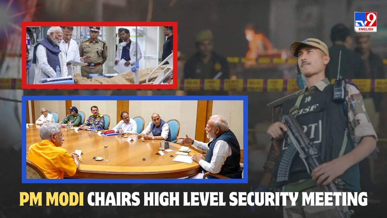PM Modi chairs crucial Cabinet meeting as Red Fort blast probe intensifies in Delhi.