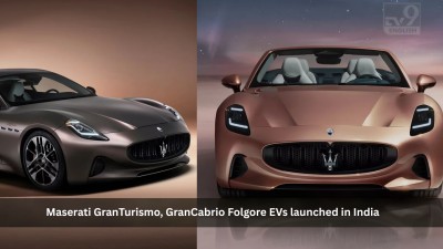 Maserati GranTurismo, GranCabrio Folgore EVs launched in India