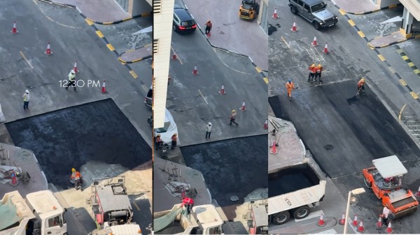 Why a pothole repair work in Dubai is being talked in India | WATCH