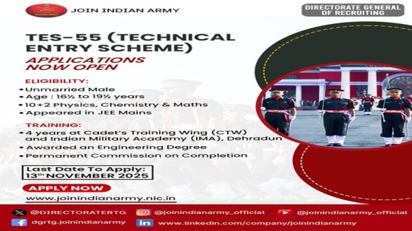 Indian Army Recruitment 2025. (Image: Indian Army Official X handle)