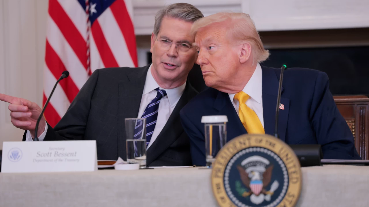 Bessent made the remarks after Trump said the US needs to bring in foreign talent for certain fields. (Photo credit: Anna Moneymaker/Getty Images)