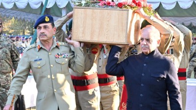 PM Sharif hailed the passage of the bill as a display of national unity and solidarity as Asim Munir&#039;s powers increased. (Photo credit: Reuters)