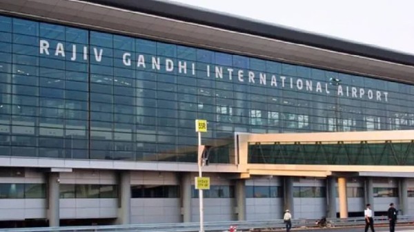 Hyderabad airport security intensified after hoax bomb threat email. 