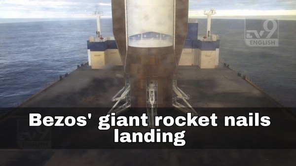 Blue Origin lands New Glenn booster after launching Mars explorers