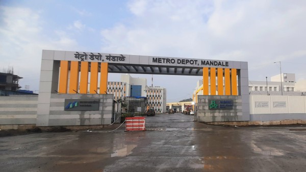 The Mandale Depot will have a metro test track of 965 metres, the longest in India, where trains can be tested. (Photo credit: X)