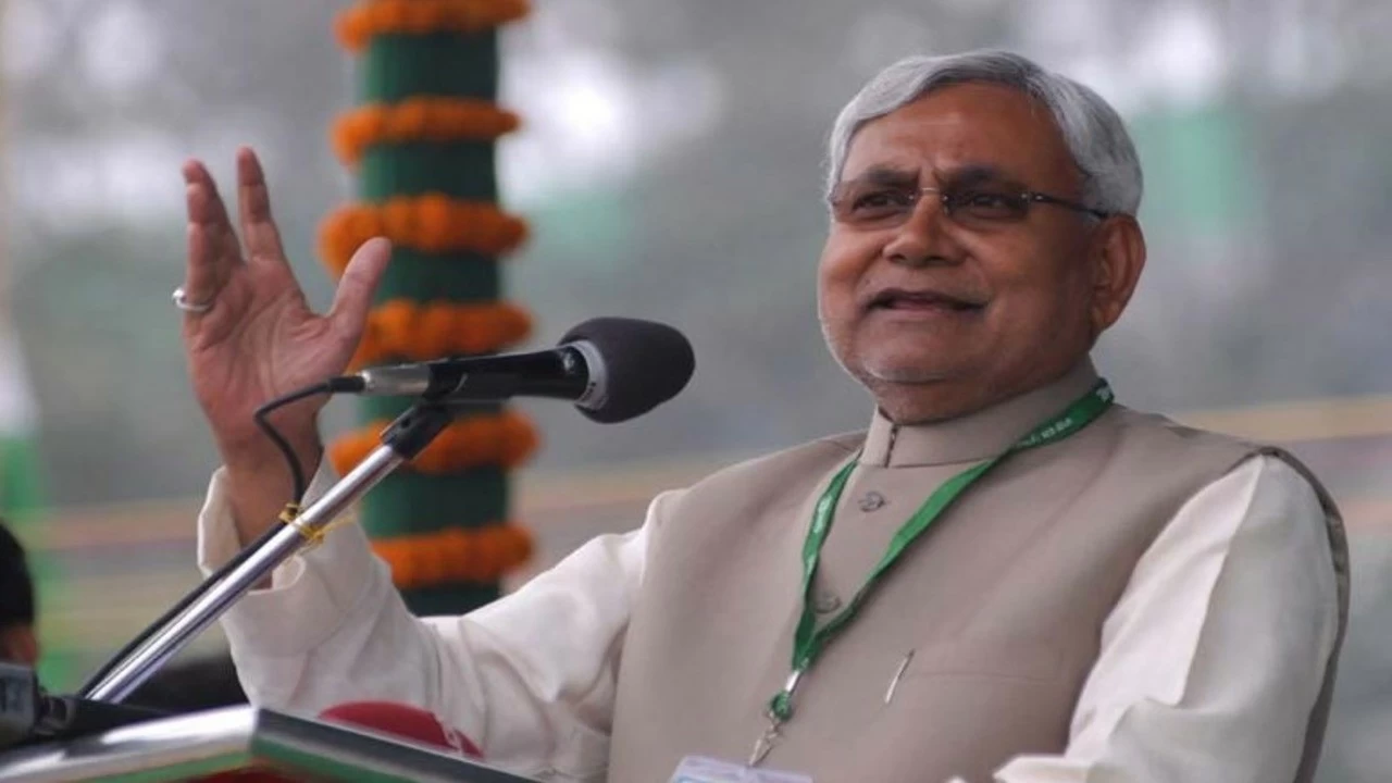 The simple majority mark in the 243-seat Bihar assembly elections is 122.