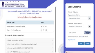 IBPS RRB PO admit card 2025
