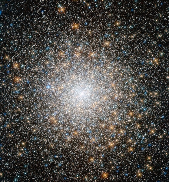 Messier 15, a globular cluster about 12 billion years old. 