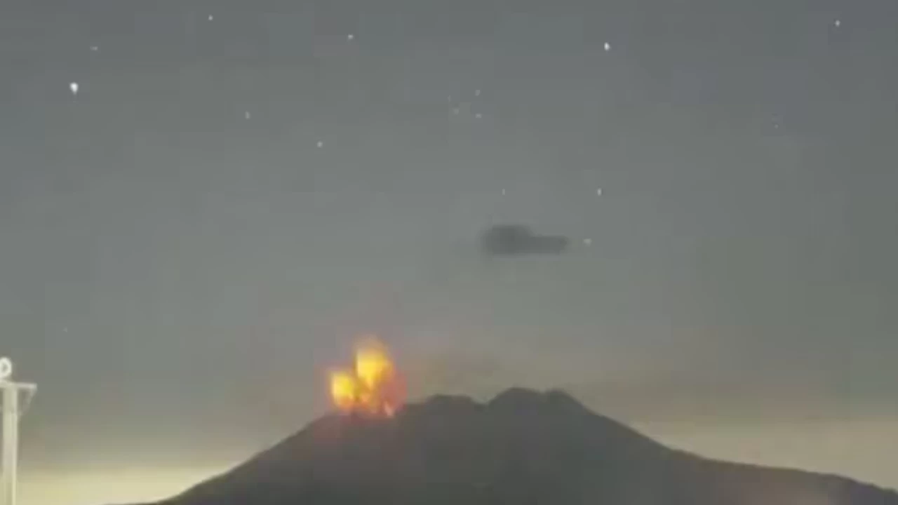 A massive volcano on Sakurajima erupted in Japan’s Kagoshima Prefecture on Monday