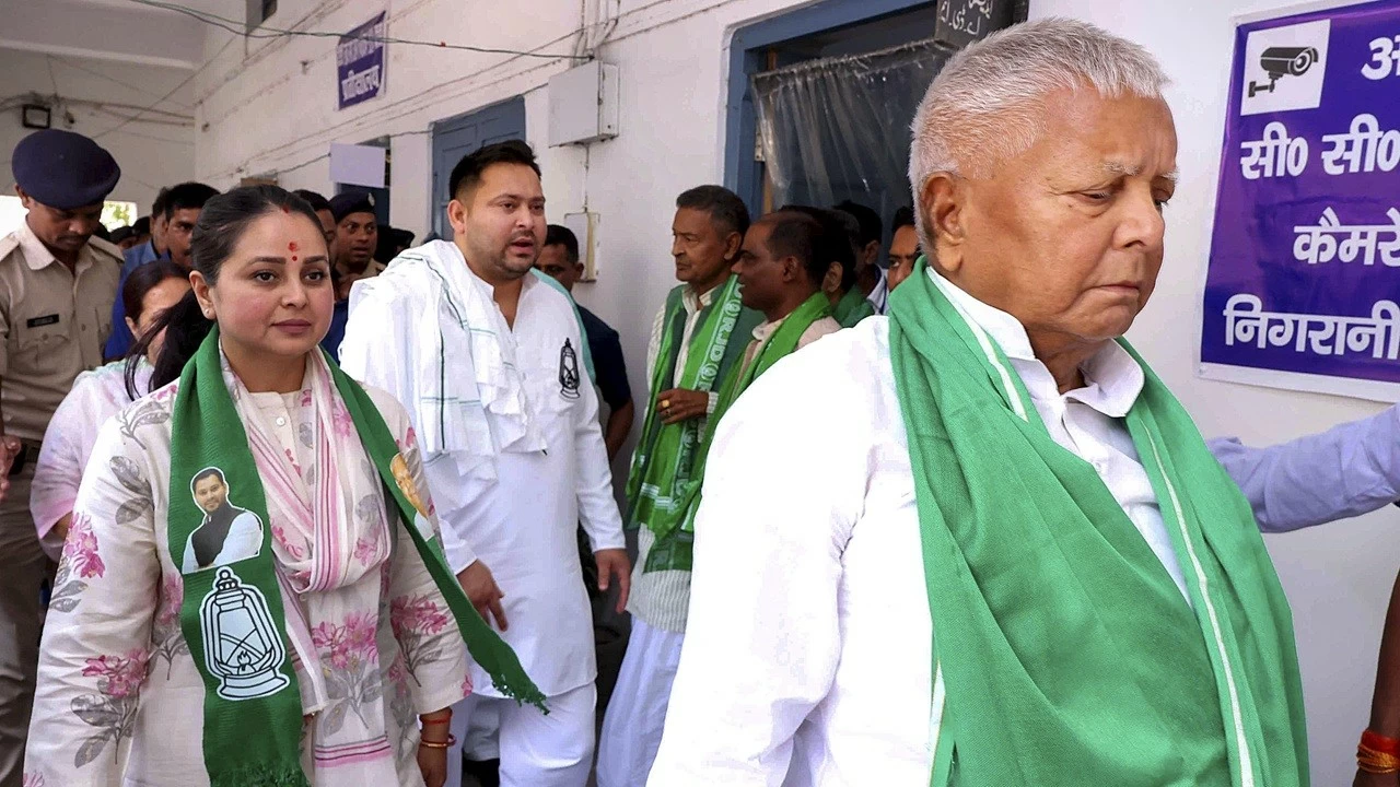 This was Lalu Prasad&#039;s first reaction to the family dispute since his daughter made a series of allegations