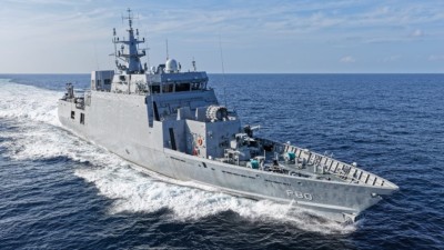 Named after the coastal town of Mahe on India’s western seaboard, the vessel embodies India’s rich maritime heritage and the resilient spirit of its coastline. (@indiannavy/X)