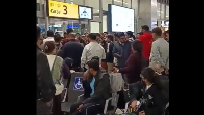 A Delhi-bound Indigo flight from Pune Airport got delayed by around three hours. (Photo: X)