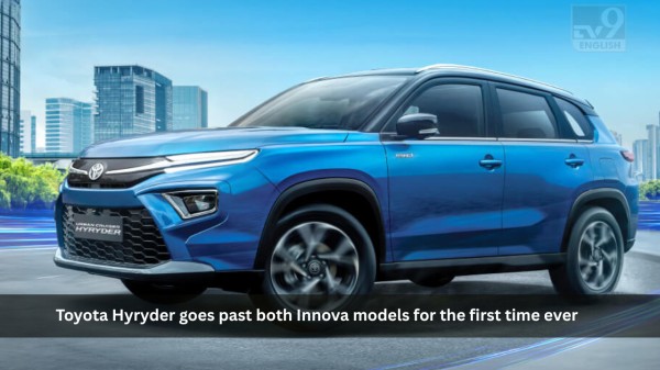 Toyota Hyryder goes past both Innova models for the first time
