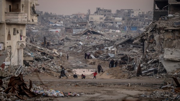 Humanitarian efforts and reconstruction will require massive funding. Billions of dollars will be needed for economic recovery of the war-ravaged territory. (Saeed M. M. T. Jaras/Anadolu via Getty Images)
