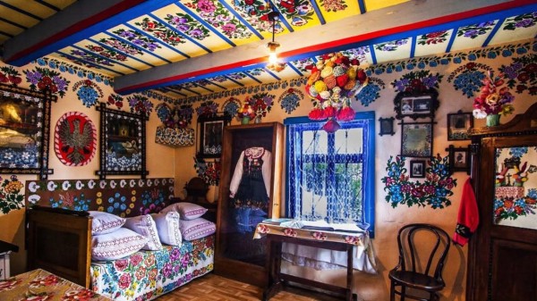 Exploring painted village of Zalipie in Poland