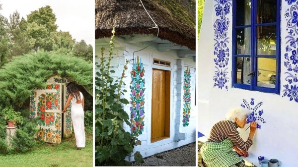 Exploring painted village of Zalipie in Poland