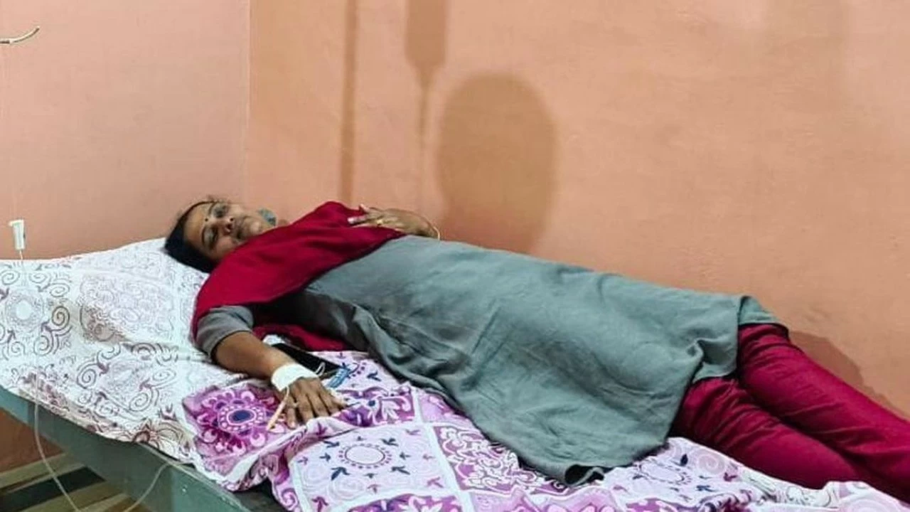 An Anganawadi teacher named Sreeja collapsed while she was on the SIR registration duty in Kasaragod district
