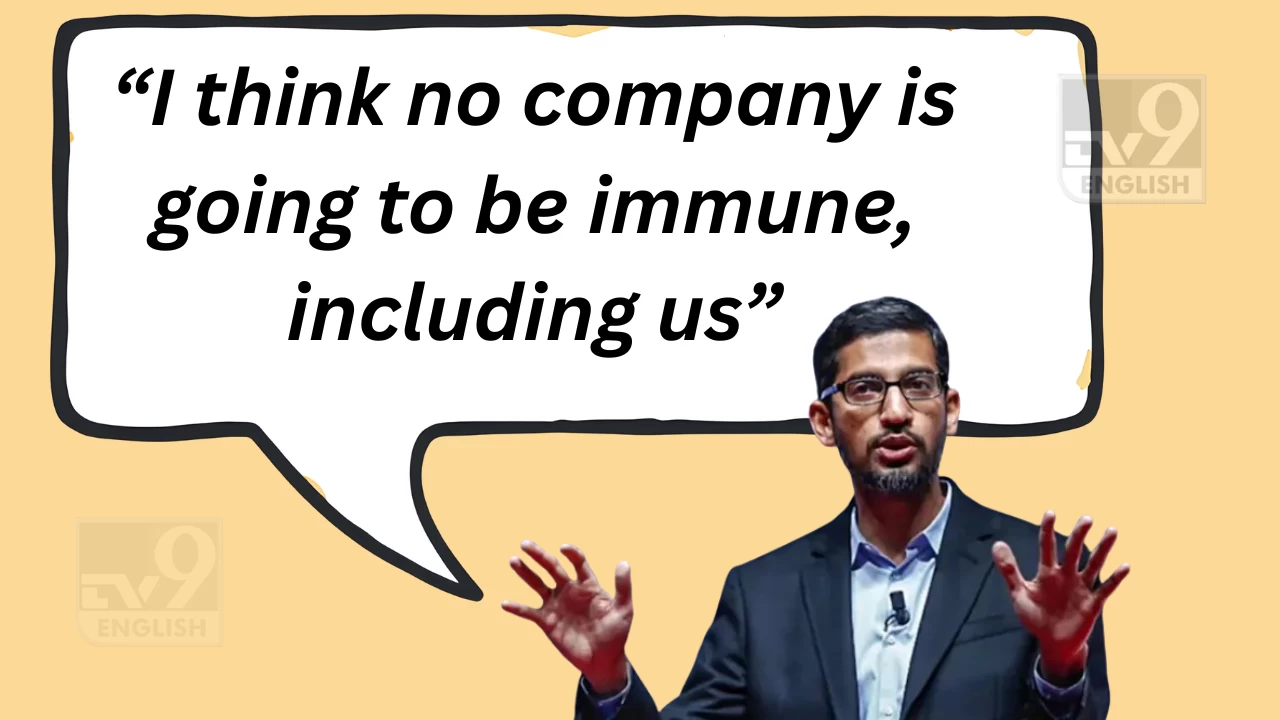 Pichai cautions the world on AI hype, says no company is safe from a bubble