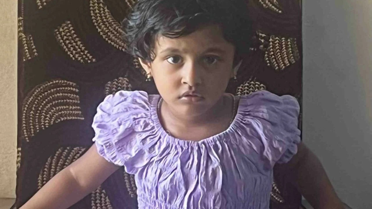 Hazel Ben died after being run over by a school bus in Idukki. Photo credits:: Sojan Swaraj