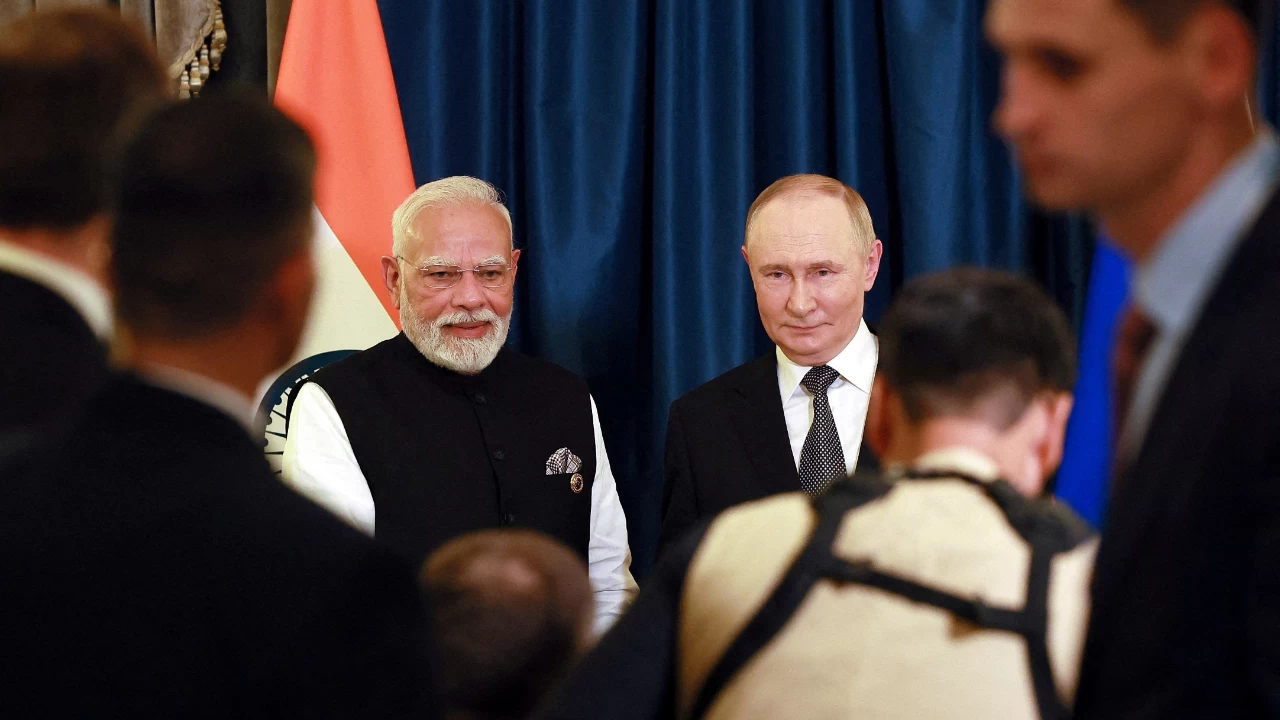 Prime Minister Narendra Modi and Russian President Vladmir Putin. (Photo credit: Reuters)