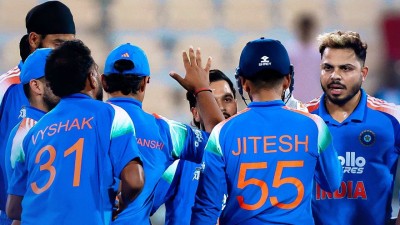 India  A beat Oman by six wickets to qualify for the Rising Stars Asia Cup 2025 semifinals.