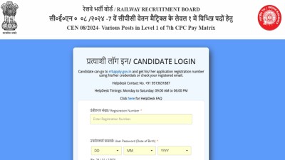 RRB Group D exam city slip 2025