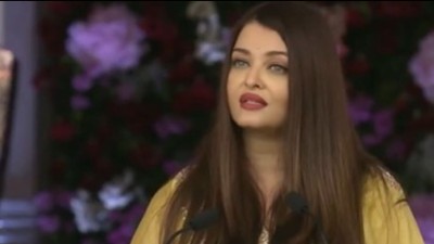 Aishwarya Rai lauds Narendra Modi at the centenary celebration.