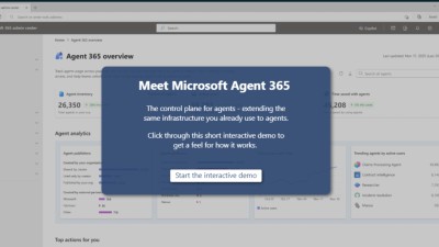 Agent 365 positions Microsoft as the control tower for the coming era of billions of autonomous workplace agents.