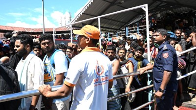 NDRF team arrive at Sabarimala 